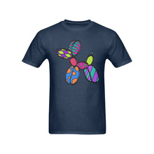 Load image into Gallery viewer, Patchwork Pup on Navy - Classic Men&#39;s T-Shirt