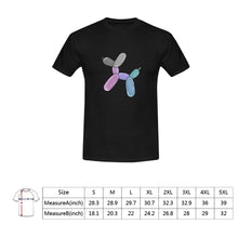 Load image into Gallery viewer, Pastel Rainbow Dog - Classic Men&#39;s T-Shirt on Black