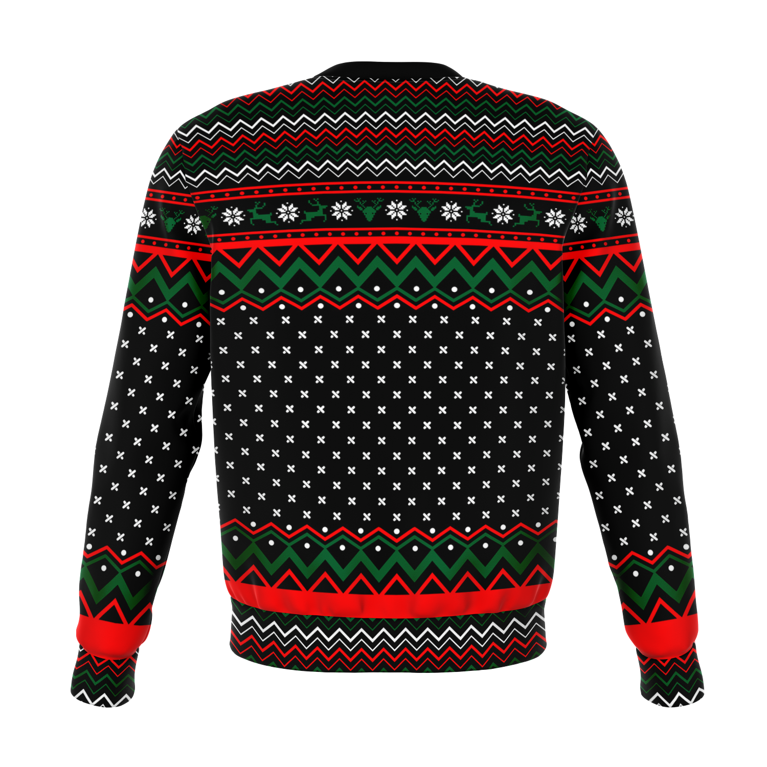 Christmas Sweater Red Black Green White
