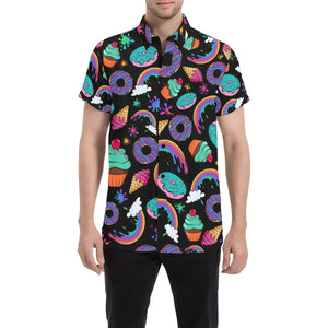 Party Shirt for Face painters and balloon twisters. Fun and colourful rainbow Dessert design