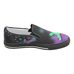 Space Dogs - Canvas Slip-On's (SIZE 11-12)