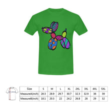 Load image into Gallery viewer, Patchwork Pup on Green - Classic Men&#39;s T-Shirt