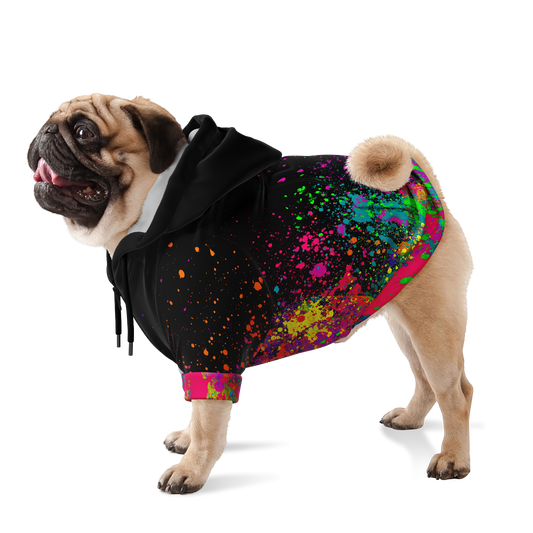 Paint Explosion - Athletic Dog Hoodie