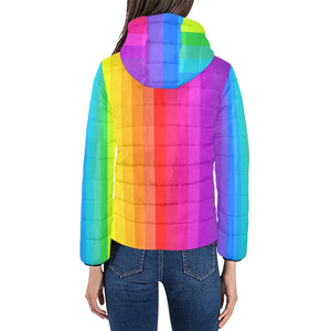 Rainbow - Women's Padded Cozy Jacket