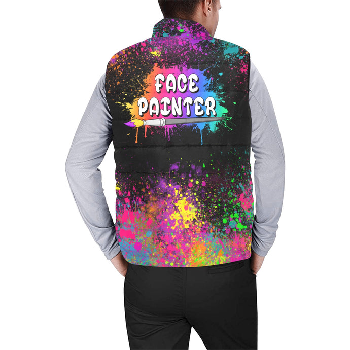 Paint Splatter vest with Face Painter words