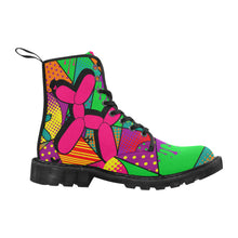 Load image into Gallery viewer, Pop Art Balloon Dog - Women&#39;s Ollie Combat Boots (SIZE US6.5-12)