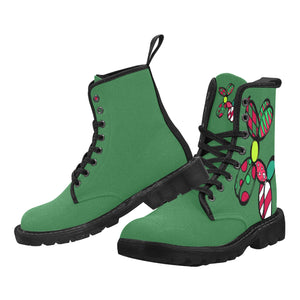 Patchwork on Green - Men's Ollie Boots