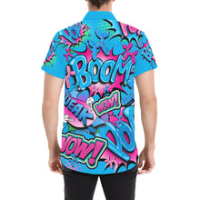 Load image into Gallery viewer, Blue and Pink Pop Art Balloon Dog Shirt