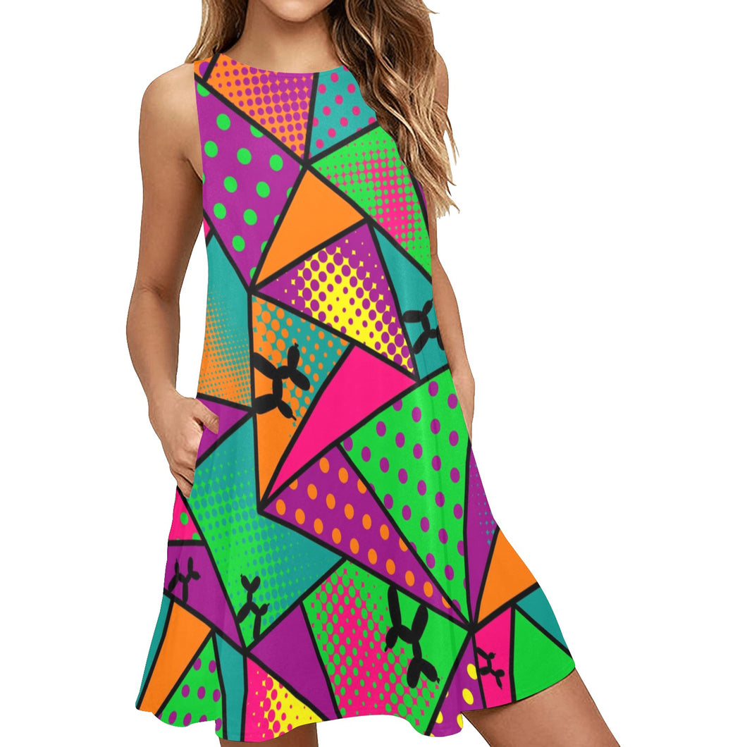 Balloon Twisting Dress with Balloon Dogs