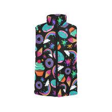 Load image into Gallery viewer, Face Painter Vest with fun Cartoon rainbows and desserts