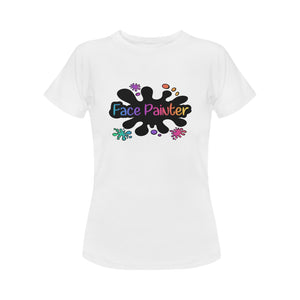 White Face Painter T-Shirt for Face Painting