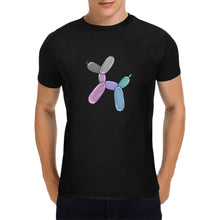 Load image into Gallery viewer, Pastel Rainbow Dog - Classic Men&#39;s T-Shirt on Black