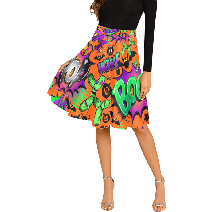 Orange Halloween Skirt for balloon twisters and face painters