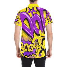 Load image into Gallery viewer, Pop Art Shirt yellow and purple Balloon Dog Shirt