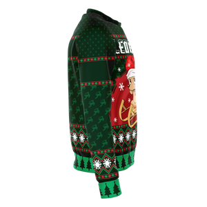 Red and Green Hedgehog Sweater Balloon Dog Apparel