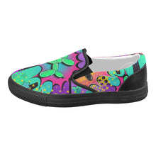 Load image into Gallery viewer, Psychedelic - Canvas Slip-On&#39;s (SIZE 6-10)