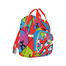 Load image into Gallery viewer, Red Balloon Dog - Banksy Backpack