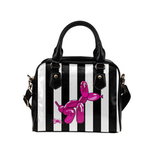 Load image into Gallery viewer, Squatting Dog - Gabi Handbag Pink and White