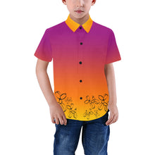 Load image into Gallery viewer, Fandango Sunrise with Dogs - Women and Kids Short Sleeve Shirt