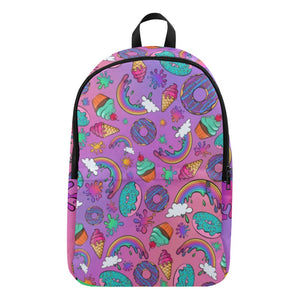 Bag for face painting. Rainbow sugar rush design