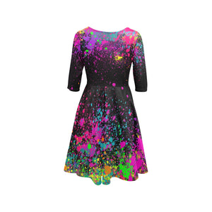 Face Painter Dress with sleeves Paint Explosion