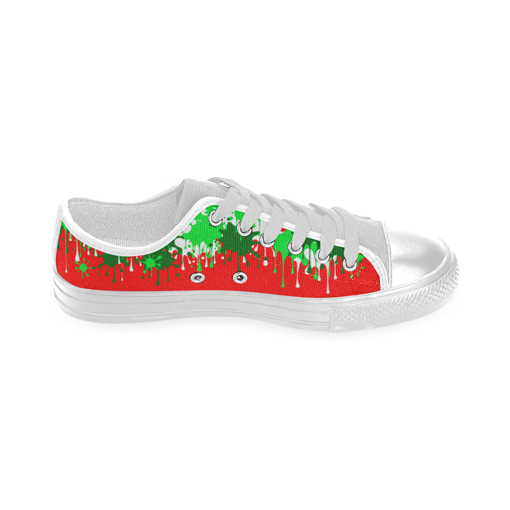Christmas Paint - Men's Sully Canvas Shoe (SIZE 6-12)