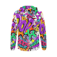 Load image into Gallery viewer, Leaky Squeaky BOOM! on White - Classic Women&#39;s Zip Hoodie (XS-2XL)