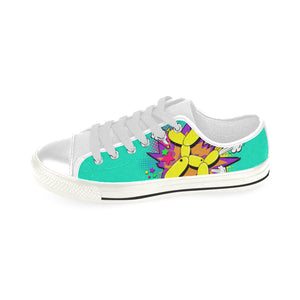 Comic Mermaid Fart - Men's Sully Canvas Shoe (SIZE 13-14)