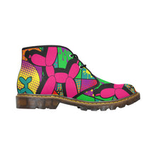Load image into Gallery viewer, Pop Art Balloon Dog - Women&#39;s Canvas Wazza Boots (M2402-1)