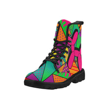 Load image into Gallery viewer, Pop Art Balloon Dog - Women&#39;s Ollie Combat Boots (SIZE US6.5-12)