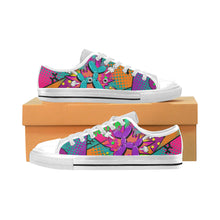 Load image into Gallery viewer, Colour Me Happy - Kids Sully Canvas Shoes