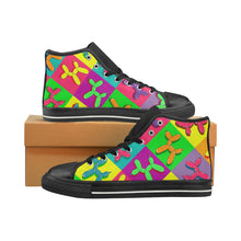 Load image into Gallery viewer, Retro Dogs - Women&#39;s Sully High Tops (SIZE 11-12)