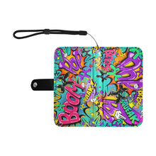 Load image into Gallery viewer, Leaky Squeaky BOOM! on Teal - 2 in 1 Phone Case and Wallet - SMALL
