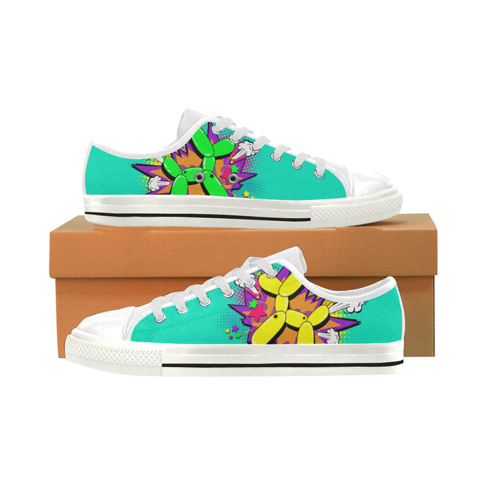 Comic Mermaid Fart - Men's Sully Canvas Shoe (SIZE 13-14)