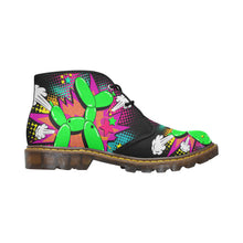 Load image into Gallery viewer, Balloon Dog Explosion - Men&#39;s Wazza Canvas Boots (SIZE 7-12)