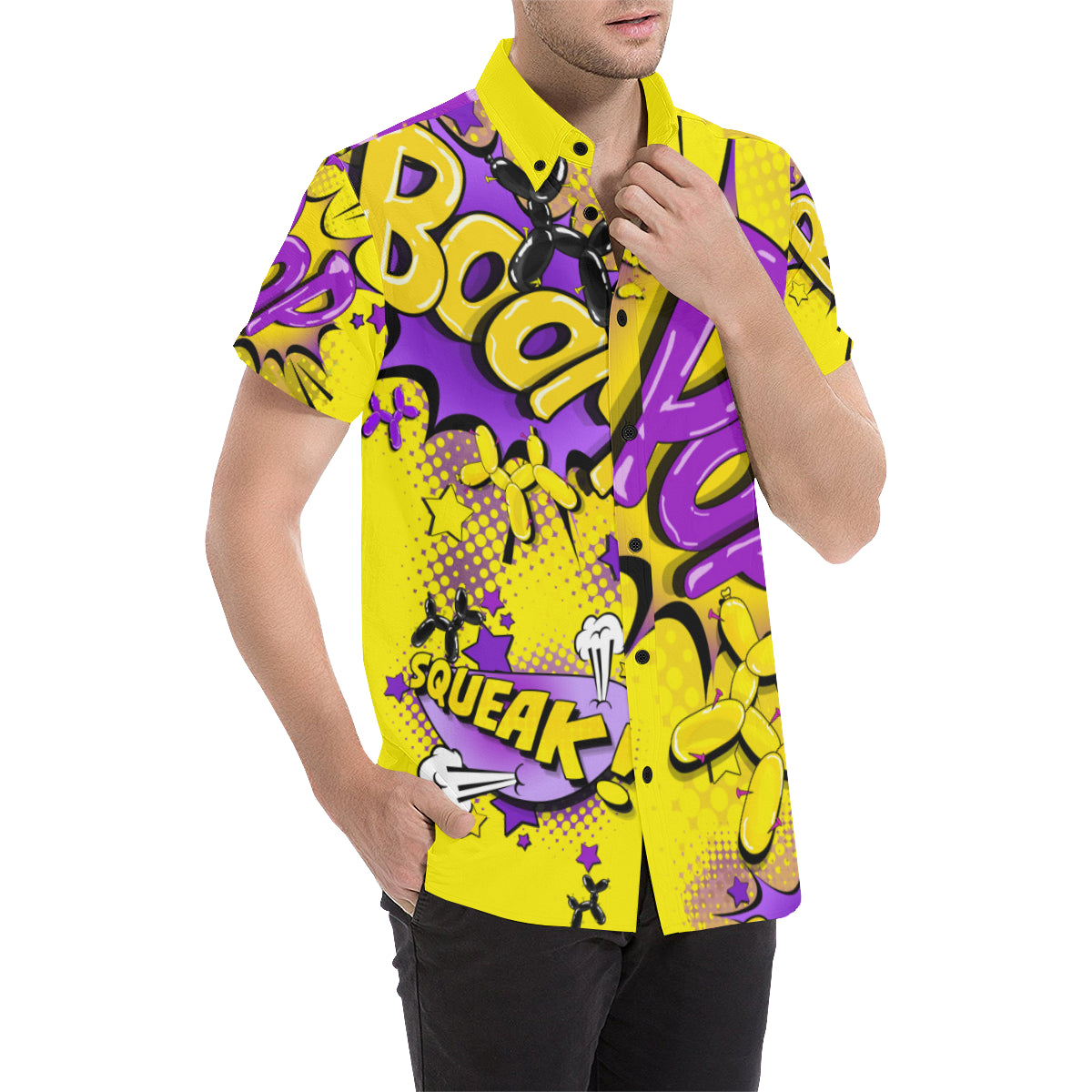 The Lyle BOOM! - Nate Short Sleeve Shirt (3XL-5XL)
