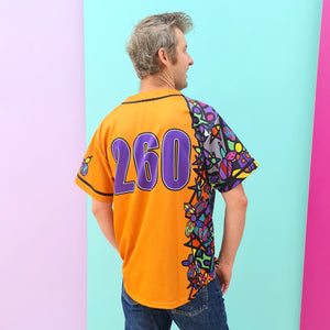 Home Run - Baseball Jersey - Orange