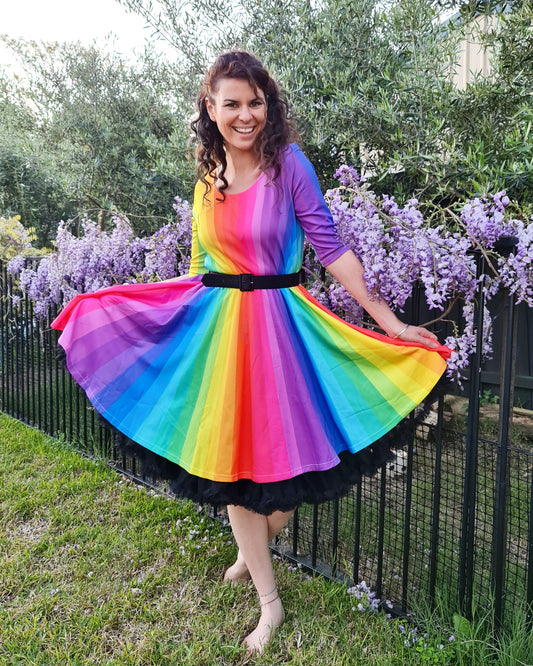 Rainbow - Daisy Dress (XS - 2XL)