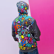 Load image into Gallery viewer, Patchwork Pup - Athletic Zip Hoodie