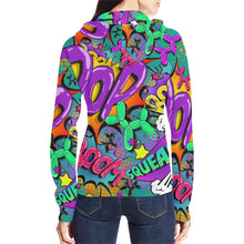 Load image into Gallery viewer, Leaky Squeaky BOOM! on Teal - Classic Women&#39;s Zip Hoodie (XS-2XL)