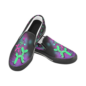 Space Dogs - Canvas Slip-On's (SIZE 11-12)