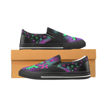 Load image into Gallery viewer, Space Dogs - Canvas Slip-On&#39;s (SIZE 11-12)