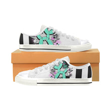 Load image into Gallery viewer, Balloon Dog Funk Stripes - Women&#39;s Sully Canvas Shoe (SIZE 11-12)