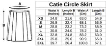 Load image into Gallery viewer, Balloon Dog Apparel Circle Skirt Sizing Guide