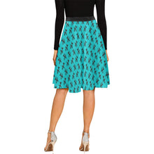 Load image into Gallery viewer, Balloon Dog Mirage on Teal - Catie Circle Skirt (XS-3XL)