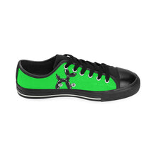 Load image into Gallery viewer, Green Wazowski - Men&#39;s Sully Canvas Shoes (SIZE 13-14)