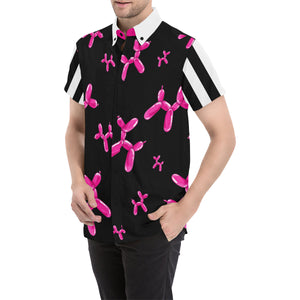 Pippity Pink! - Nate Short Sleeve Shirt (3XL-5XL)