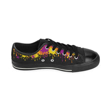 Load image into Gallery viewer, Wet Paint on Black - Women&#39;s Sully Canvas Shoe (SIZE 11-12)