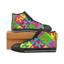 Load image into Gallery viewer, Retro Dogs - Men&#39;s Sully High Tops (SIZE 13-14)