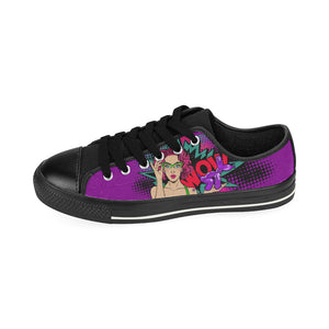 Miss Bonnie Purple - Women's Sully Canvas Shoes (SIZE 11-12)